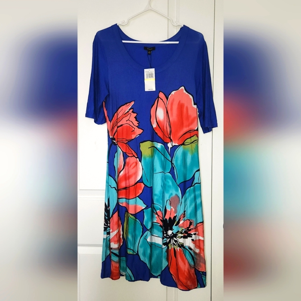 Cupio Vibrant Blue Dress